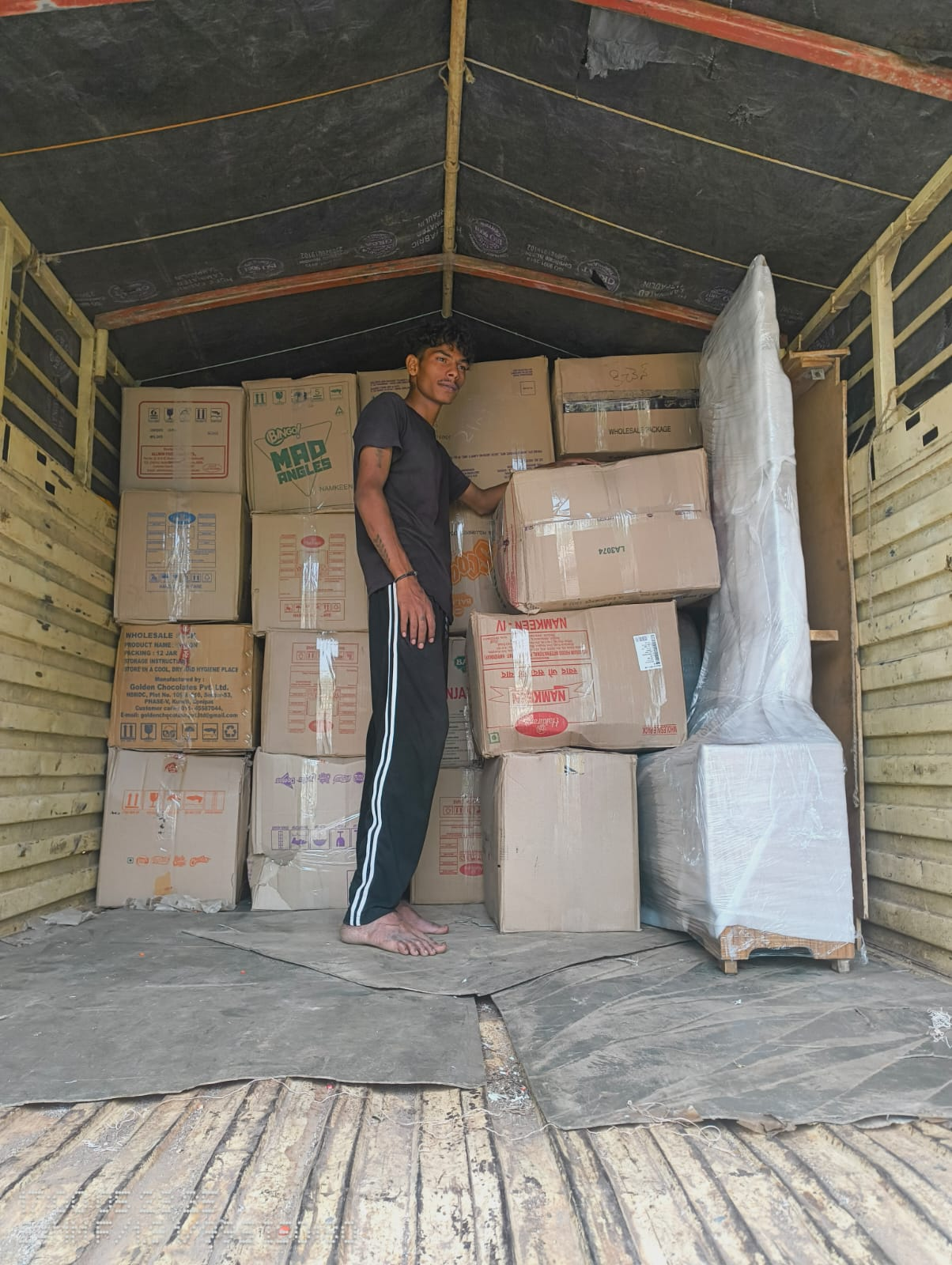 Corrugated Carton Box Room Storage